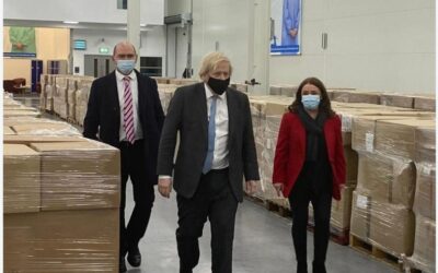 Prime Minister visits Larnook success at PPE manufacturing hub